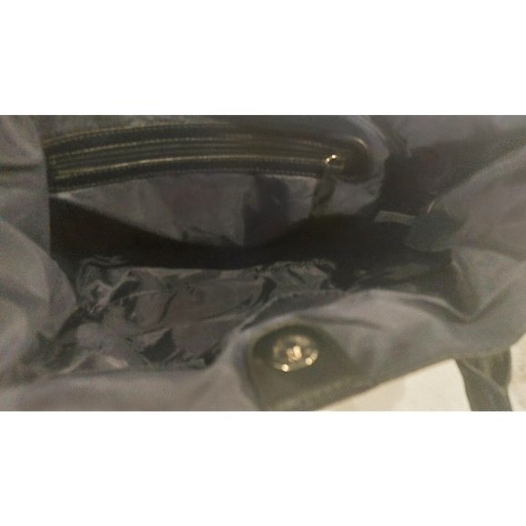 Tommy Hilfiger Black Handbag Shopper Tote Purse Logo - Picture 7 of 15